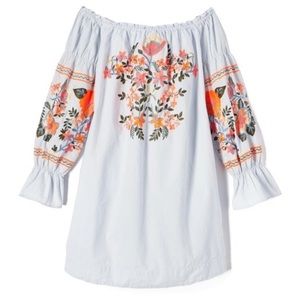 Free People Off-the-shoulder senorita dress